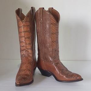 Laredo womens snake skin boots